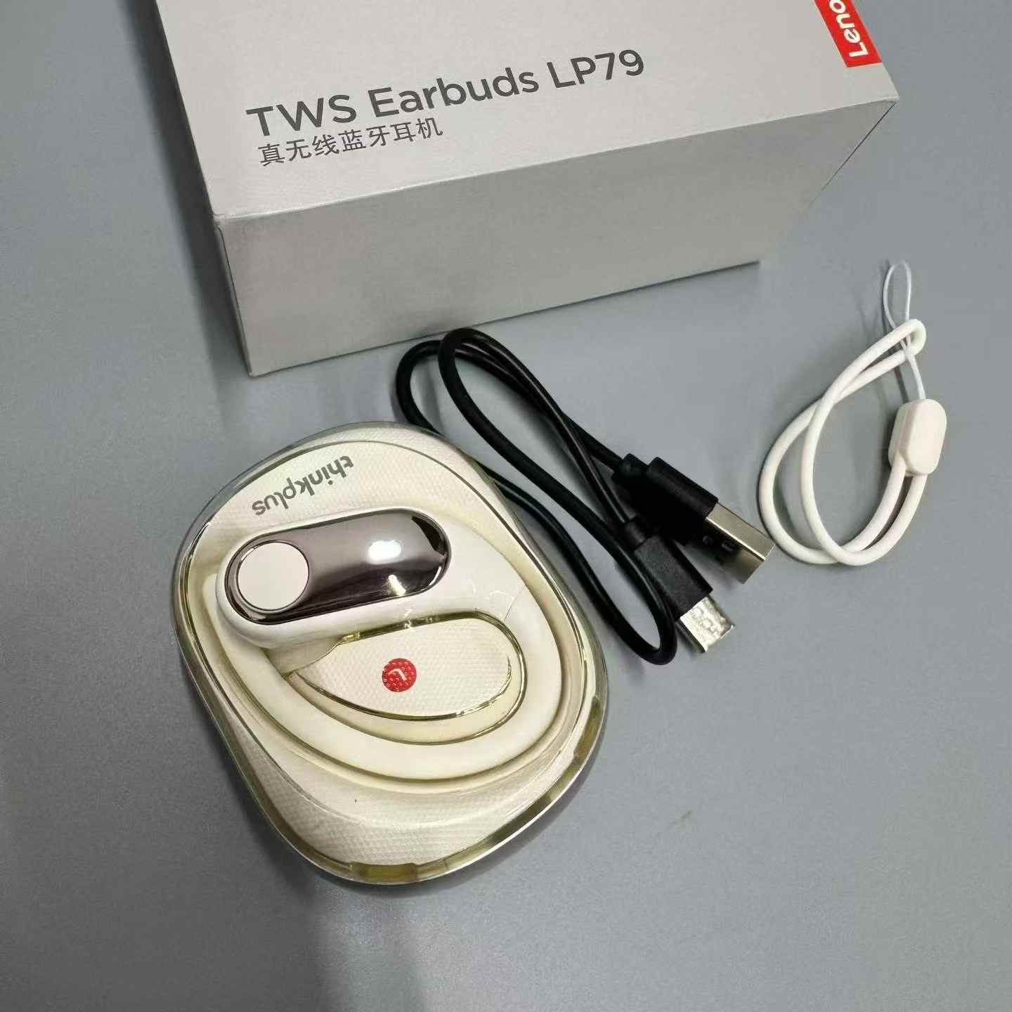 品牌原装联想，锌合金TWS蓝牙耳机，一机一码，全新塑封，质量保证 - 5