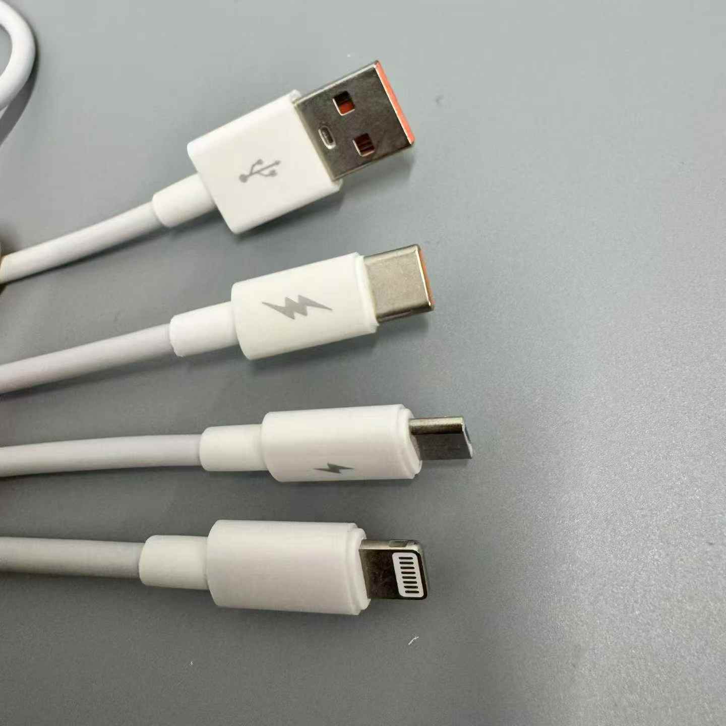 电商下架3000套，6A超级快充数据线一拖三，120W，支持苹果15 16手机，TPE线材，4芯镀锡铜带铝箔， - 6